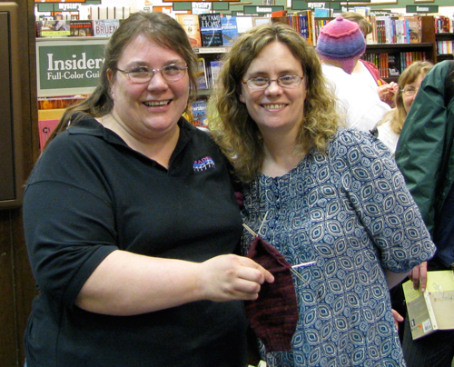 Me and the Yarn Harlot in Carmel, IN