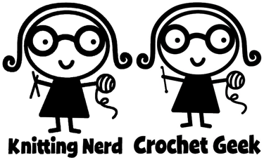 Crochet Geek and Knitting Nerd Vinyl Car Decals